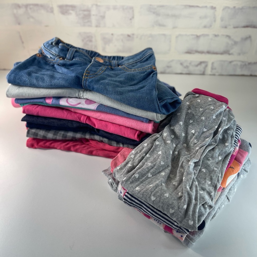Size 3T Bundle Dress, Pajamas, Jeans and Leggings